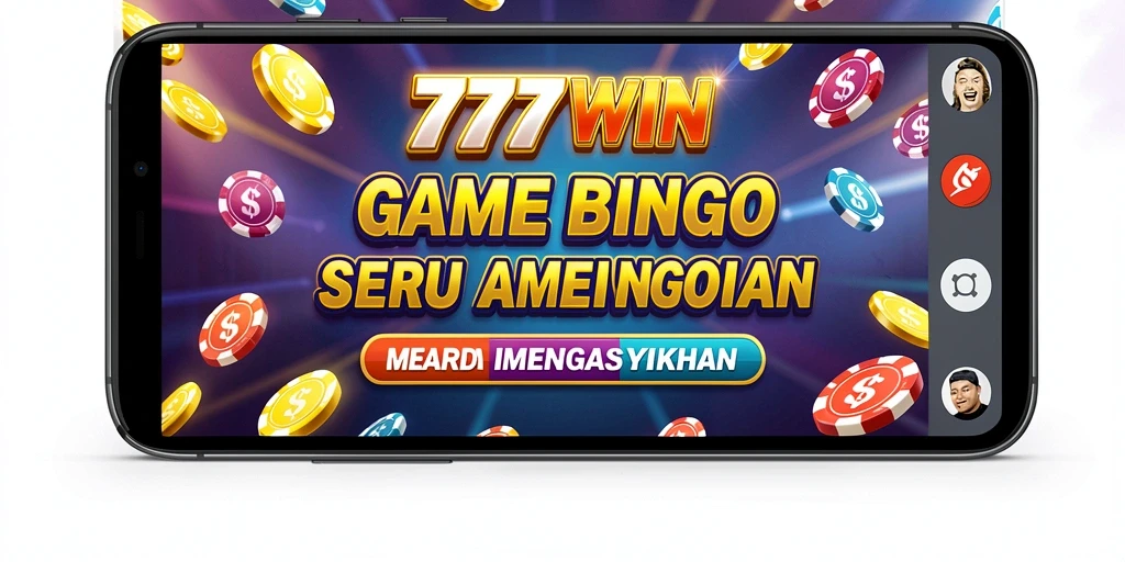 Tampilan utama gameplay Bingo yang seru di 777WIN.