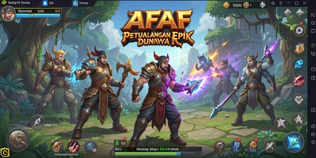 Gameplay AFAF yang mendebarkan dalam dunia RPG.