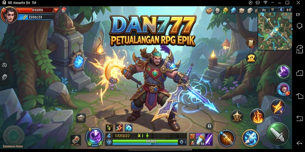 Gameplay menarik dalam dunia fantasi penuh petualangan.