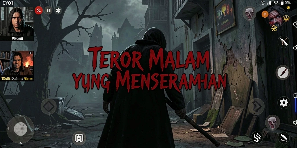 Gameplay DYO1 menampilkan suasana Horror yang mencekam dan menegangkan.