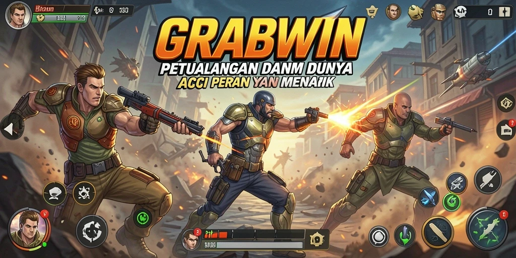 Tampilan gameplay yang menakjubkan di dunia ARPG GRABWIN.