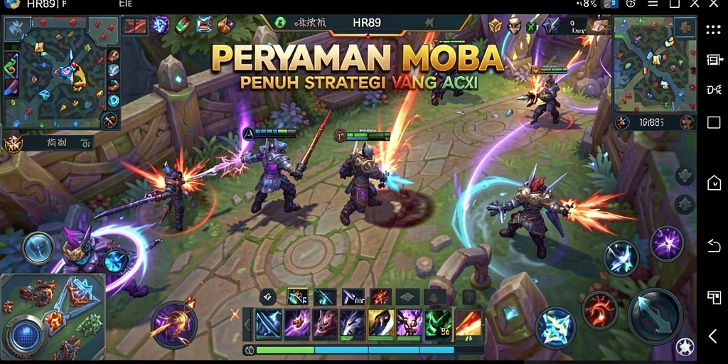 Tangkapan layar dari gameplay HR89 yang mendebarkan dalam pertempuran.