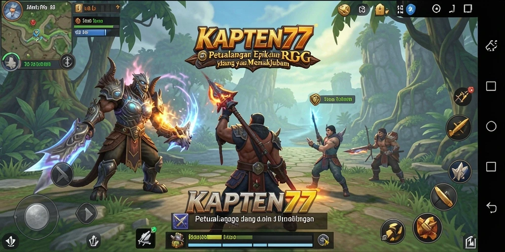 Tampilan gameplay KAPTEN77 yang seru dan mendebarkan.