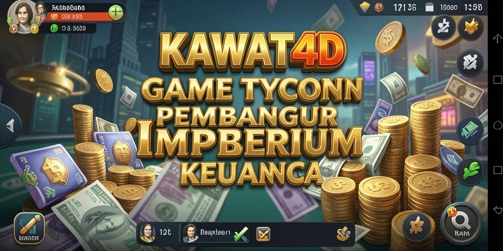 Tangkapan layar utama KAWAT4D yang menunjukkan gameplay Tycoon yang mendebarkan.