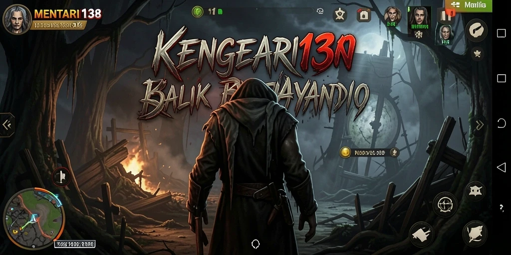 Gameplay menegangkan MENTARI138 dengan hantu menyeramkan.