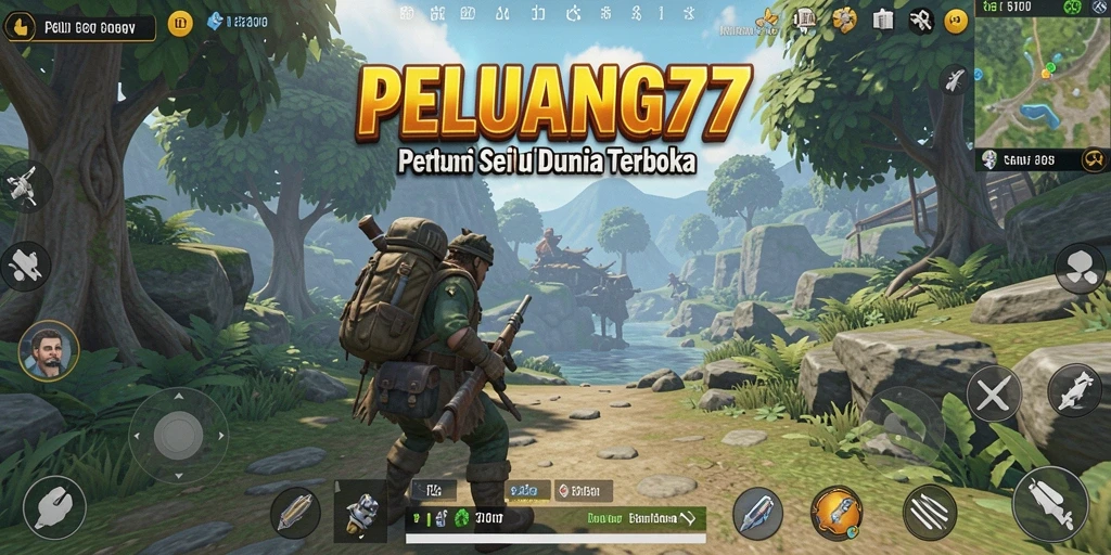 Screenshot PELUANG77 menampilkan gameplay seru di dunia terbuka.