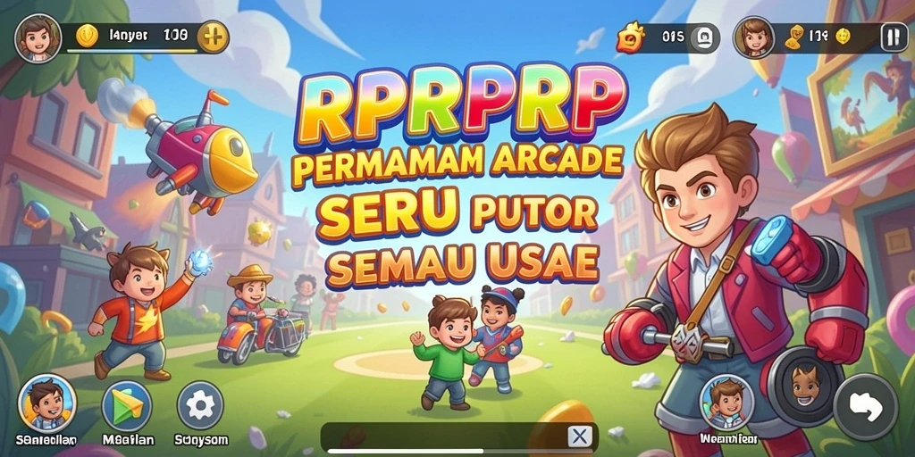 Screenshot gameplay RPRPRP yang menunjukkan aksi seru dan grafis menarik.