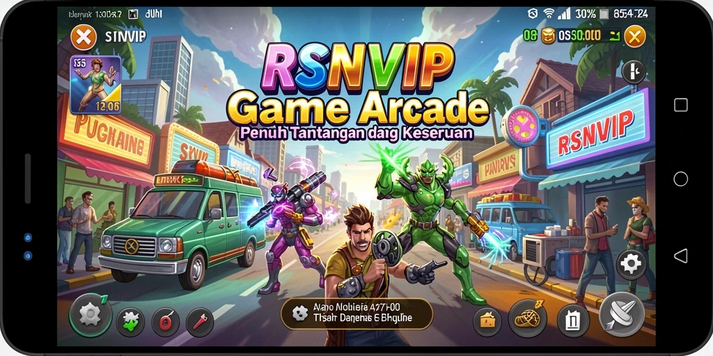 Tampilan gameplay RSNVIP yang seru dan penuh tantangan.