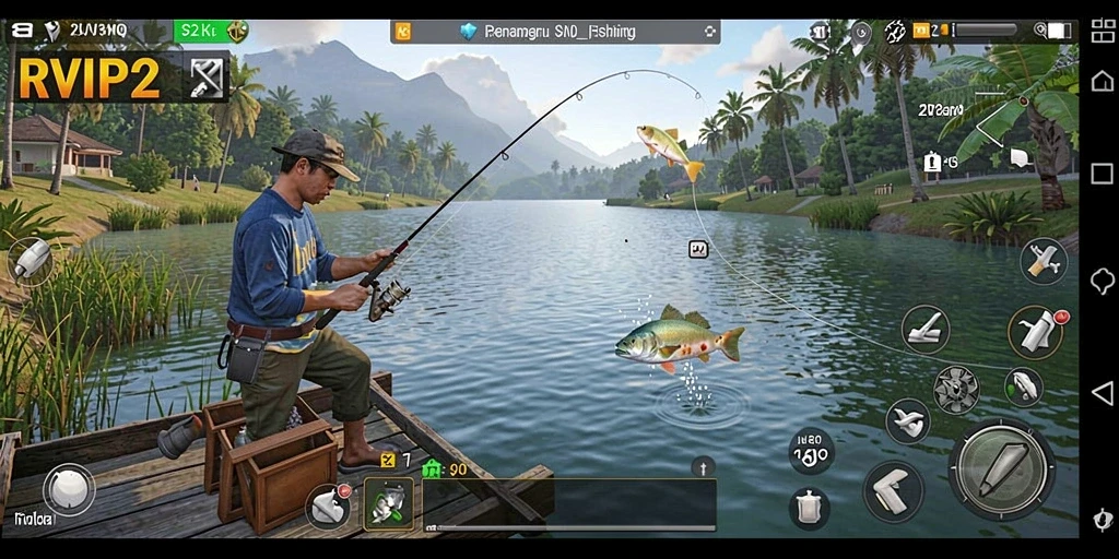 Tangkapan ikan yang luar biasa dalam gameplay RVIP2
