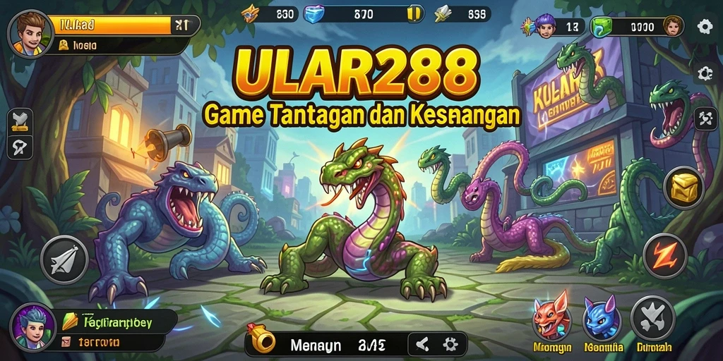 Tampilan gameplay ULAR288 menampilkan aksi seru dan grafis yang memukau.