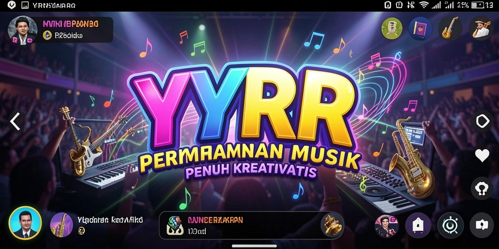 Gameplay YYRR menampilkan keseruan bermain musik dengan teman-teman.