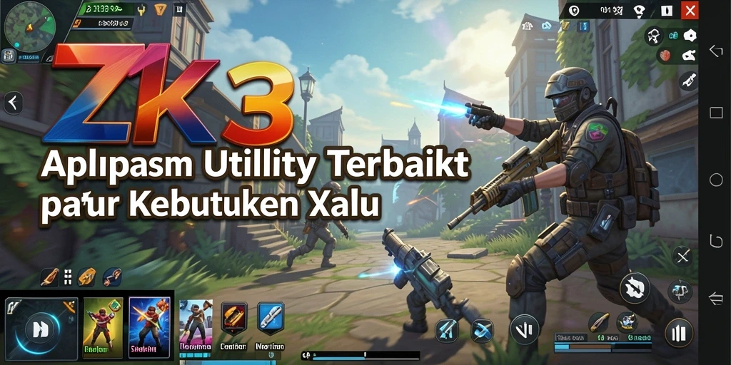 Tampilan antarmuka utama ZK3 yang intuitif dan praktis.